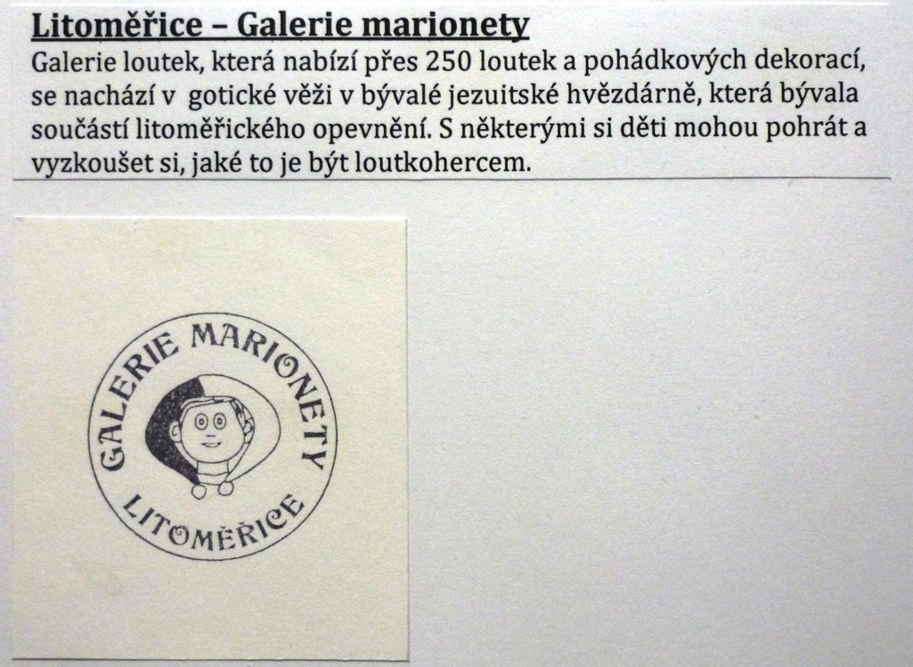 Litoměřice - Galerie marionetty