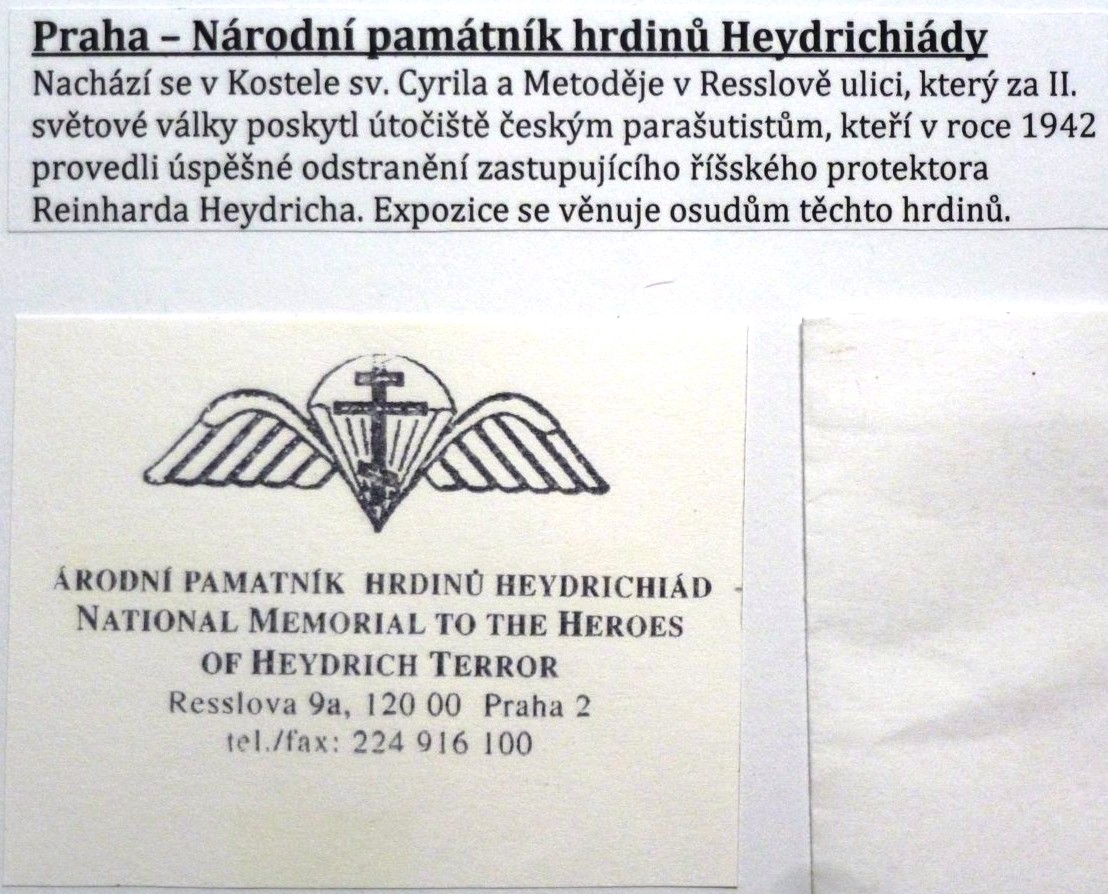 Praha - Národní památník hrdinů Heydrichiády